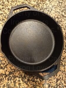 Double Helper Handles Cast Iron Skillet