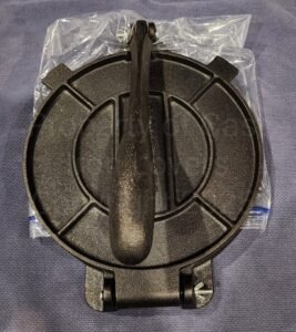 Large Cast Iron Tortilla Press, Tortilla press, large tortilla press, cast iron press, cast iron dough press