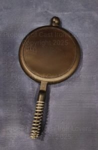 Cast Iron waffle iron with ball rotation Cast iron made in America Cast iron cookware made in America