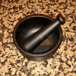 Cast Iron Mortar and Pestle