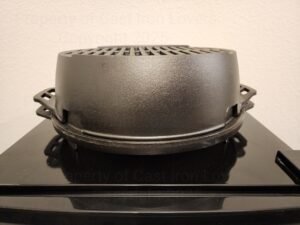 Cast iron grill, Round Cast iron grill