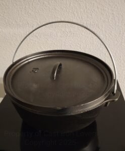 Camping Dutch Oven, Camping Dutch Oven with Bailing Handle